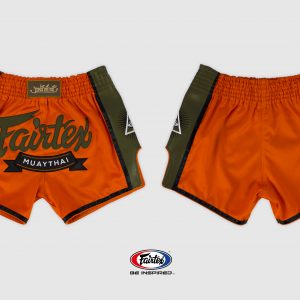 Fairtex Slim Cut Shorts-Orange