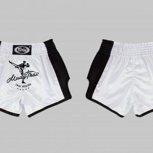 Fairtex -White Slim Cut Shorts