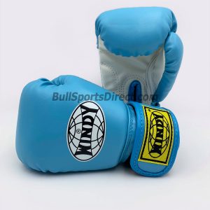 Windy Muay Thai Light Blue Boxing Gloves