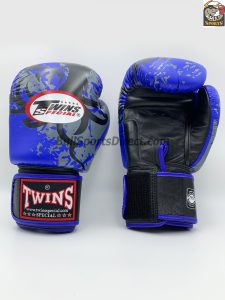 Twins Boxing Gloves FBGV-36 Dragon Claws Blue