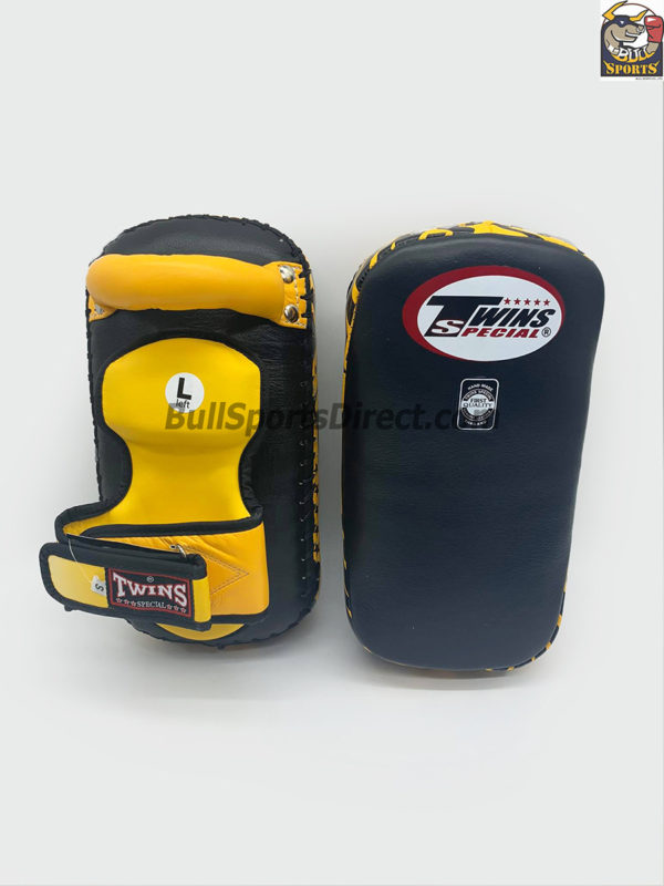 Twins-KPL-12 Deluxe Kicking Pads Black Yellow