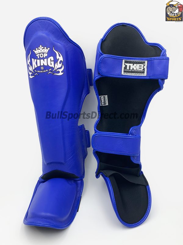 The best blue Pro Muay Thai Top King shin pads