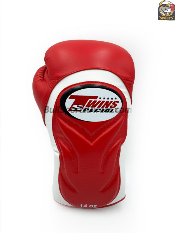 Twins White Red Boxing Gloves BGVL 6