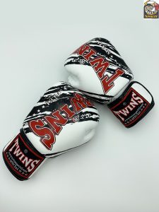 Twins Fancy Boxing Gloves FBGV-TW2 White Black