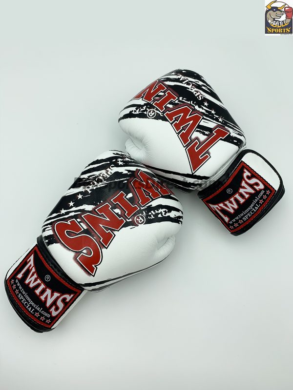Twins Fancy Boxing Gloves FBGV-TW2 White Black