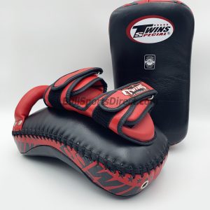 Twins-KPL-12 Deluxe Kicking Pads Black Red