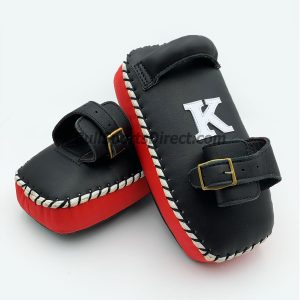 K-Kick Pads- Black Red Single Strap