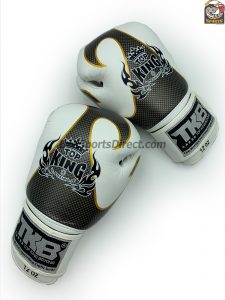 White and silver Top King Boxing Gloves Empower01