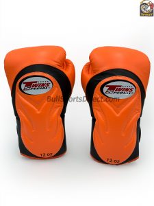Twins BGVL-6 Deluxe Sparring Gloves Black Orange