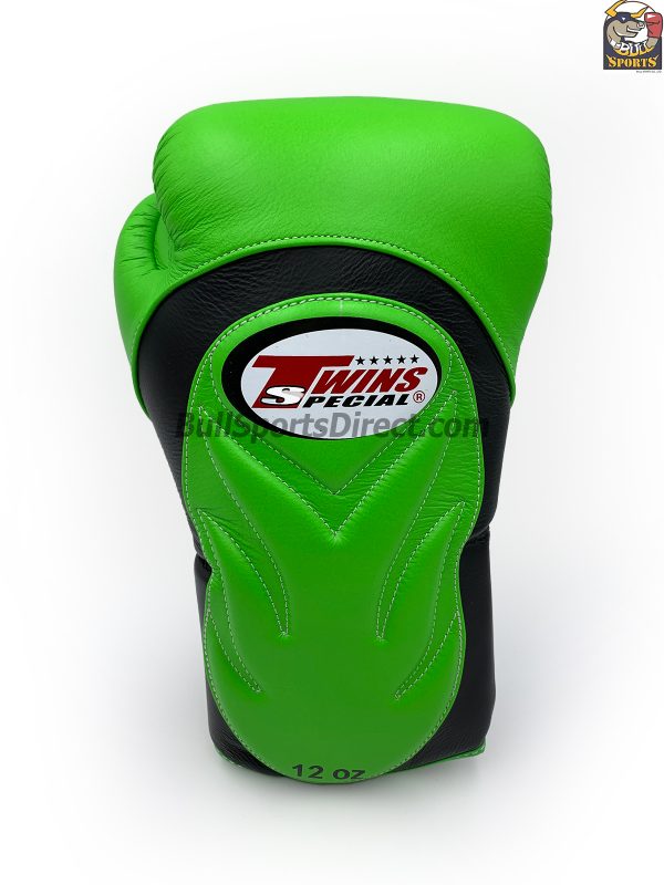 Twins Boxing Gloves BGVL 6 Black Green by Twins