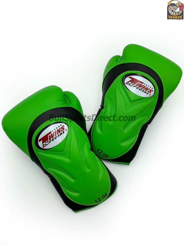 BGVL-6 Black Green Boxing Gloves