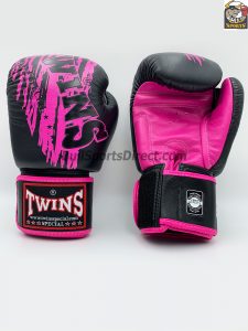 Twins FBGV-TW3 Black Pink Boxing Gloves FBGV-TW3