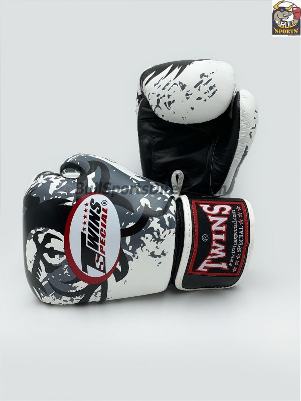 Twins FBGV-36 White Dragon Claws Boxing Gloves