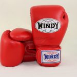 Windy Muay Thai Red Gloves BGVH (1) Windy Muay Thai Boxing Gloves Red BGVH Muay Thai Gear
