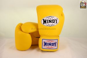 Windy Muay Thai Yellow Boxing Gloves BGVH