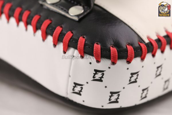 Fairtex Curved Kick Pads-KPLC2-Black White