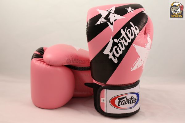 Fairtex BGV1 Pink Nation Print Boxing Gloves
