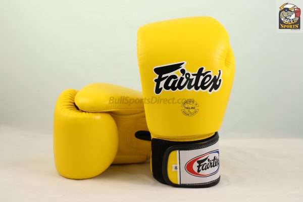 Fairtex BGV1 Tight Fit Boxing Gloves Yellow