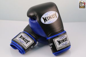 Windy Black Blue Boxing Gloves Proline
