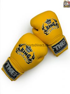 Top King Boxing Gloves Air Yellow
