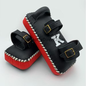 K-Kick Pads- Double Strap-Black Red