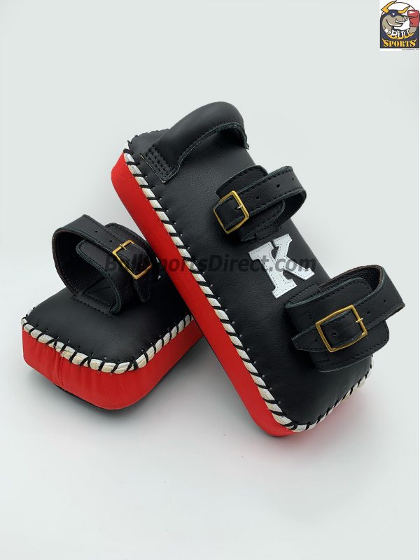 K-Kick Pads- Double Strap-Black Red