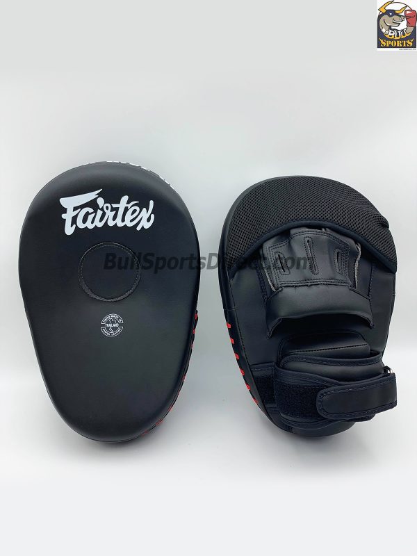 Fairtex FMV13 Focus Mitts-Solid Black 