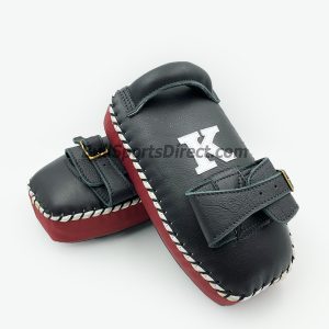 K Kick Pads – Single Strap-Black Burgundy