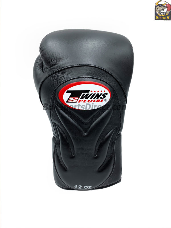 BGVL6 Twins Black Deluxe Sparring Gloves