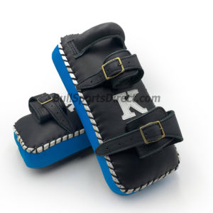 K-Kick Pads-Double Strap-Black Light Blue