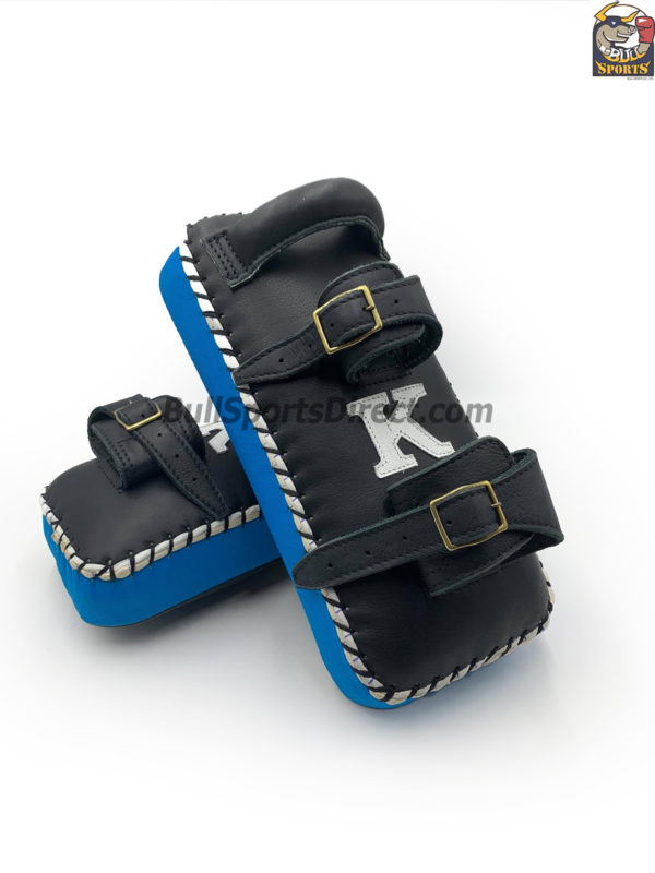 K-Kick Pads-Double Strap-Black Light Blue