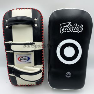 Fairtex-Curved Kick Pads Black/White