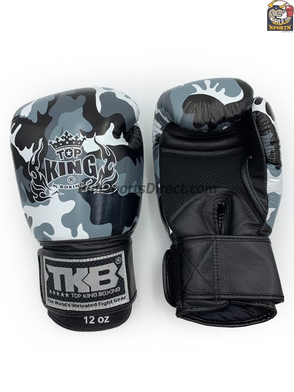 Behind Top King Boxing gloves Army