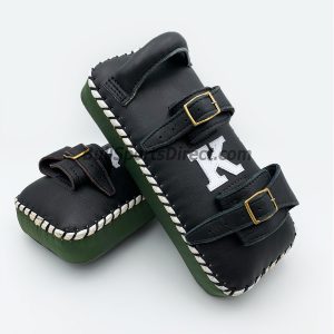 K-Kick Pads- Double Strap-Black Green