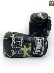 Green Top King Boxing Gloves Army series