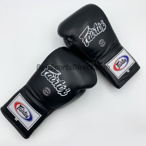 Fairtex BGL6 Red Lace Tie Closure Gloves, Pro Competition