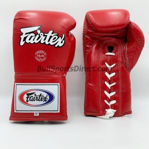 Fairtex BGL6 Lace Tie Closure Gloves, Pro Competition Model