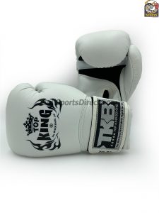 Top King Boxing Gloves Air White