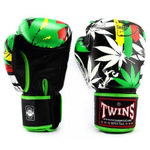 Twins Boxing Gloves-FBGV-54-Grass