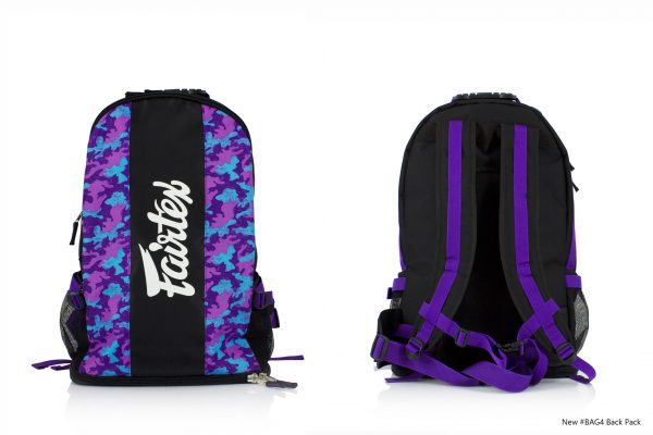 Fairtex Camo Purple Backpack-BAG4