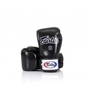 Fairtex BGV1 Universal Black Gloves Tight-Fit Design