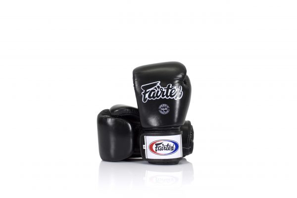 Fairtex BGV1 Universal Black Gloves Tight-Fit Design