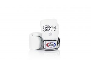 Fairtex BGV1 Universal White Gloves Tight-Fit Design