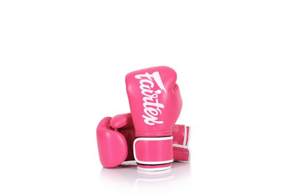 Fairtex Microfiber Gloves BGV14 Pink and White