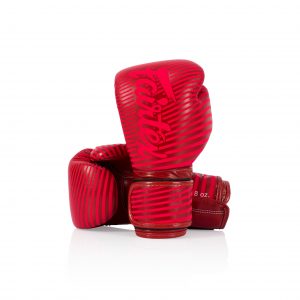 Fairtex Microfiber Boxing Gloves BGV14 Red Strip Artist