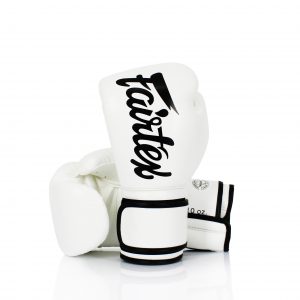 Fairtex BGV14 Microfiber White Boxing Gloves - Lightweight