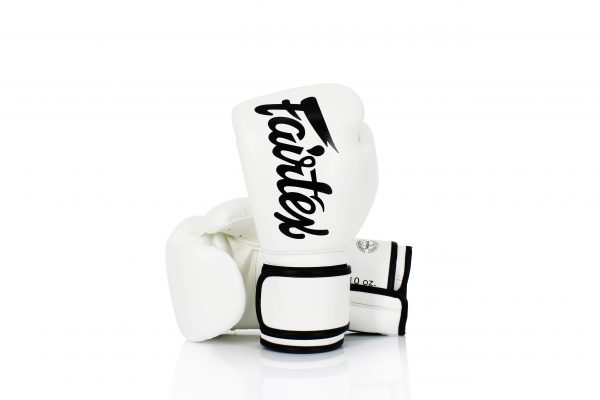 Fairtex BGV14 Microfiber White Boxing Gloves - Lightweight