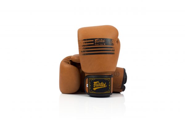 Fairtex BGV21 Muay Thai Classic Brown Boxing Gloves