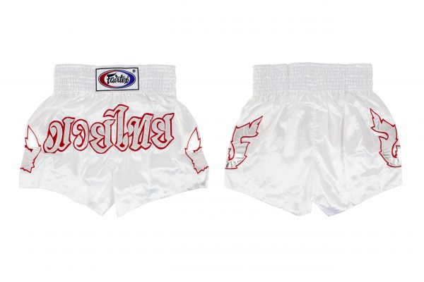 Fairtex -BS0607 White Muay Thai Shorts