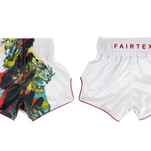 Fairtex White Satoru Muay Thai Shorts